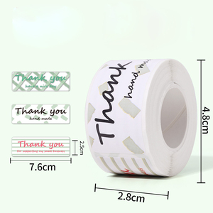 Tùy chỉnh in dính Vinyl giấy chết cắt phim hoạt hình nhãn dán CuộN bán buôn Mỹ phẩm nhãn và đóng gói dán cho nến sử dụng - Product Image 1