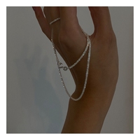 Collier fin en quartz clouté de diamants de style vintage noble et luxueux pour femmes accessoires de chaîne de serpent