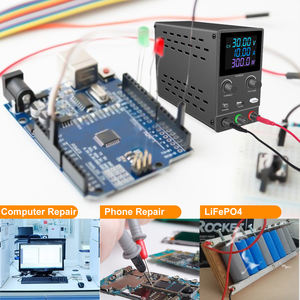 KUAIQU-fuente de alimentación CC SPPS-B3010D, fuente de Banco Digital de laboratorio, interruptor estabilizado, regulador de voltaje de potencia, color negro, ajustable, 30V, 10A - Product Image 2