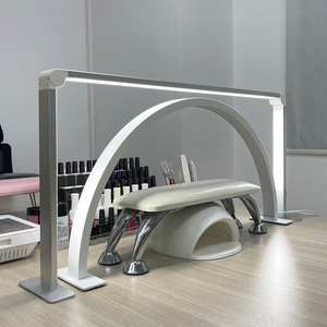 Lampe de table pliable demi-lune à lumière froide UV, grande taille, pour éclairage de bureau, beauté, broderie, séchage, manucure, salon - Product Image 2