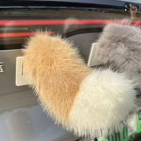 Queue de renard électrique en peluche avec fonction sonore et télécommande, ornement arrière automatique pour véhicule, accessoire suspendu extérieur