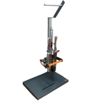 Machine d'agrafage automatique pneumatique industrielle pour métaux, cartons et bois, avec moteur à pompe PLC et système d'aiguilles variables, sans agrafes élastiques