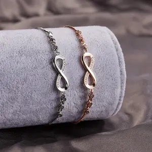 Moda nuova singola fila piena di strass zirconi bracciali creativi tutto-fiammifero cuore ciondolo braccialetto gioielli