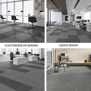 Modern Commercial Office Square <b>Carpet</b> <b>Tiles</b> Wholesale 50*50cm PP Cut Pile Durable Anti-Slip High Pile Nylon Abstract Machine - Product Image 3