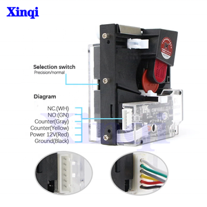 Precio al por mayor Vertical tipo <span class=keywords><strong>CPU</strong></span> comparación electrónica Token moneda validador aceptador para máquina expendedora de monedas que funciona con monedas, LK800A + - Product Image 4