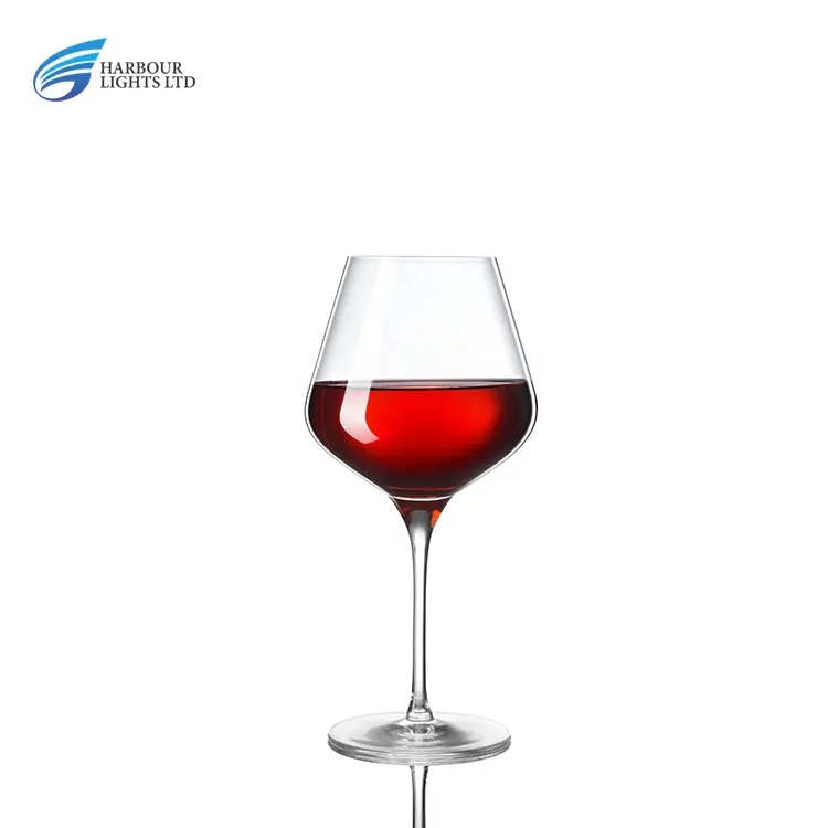 5つ星ホテルのための高品質のゴブレットワインアクセサリーガラスを飲むためのバルク鉛フリーガラス製品の透明なワイングラス