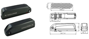 Yol E-Bisikleti Dağ E-Bisikleti Katlanır Elektrikli Bisiklet Alt Boru Hailong Lityum İyon Pil 36v 48v 52v E-Bisiklet Pil Paketi 20ah 25Ah - Product Image 3
