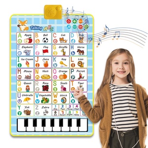 Đồ chơi âm thanh bằng nhựa cho trẻ em, bảng treo tường giáo dục sớm, đếm bằng giọng nói, chơi đàn <span class=keywords><strong>piano</strong></span>, học khoa học, đọc chữ cái - Product Image 4