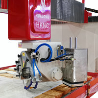 Scie à pont CNC monobloc haute vitesse 5 axes pour la découpe de pierre, marbre, granit, dalles et pierres tombales, modèle Italie, avec moteur