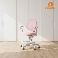 Chaise de bureau pour enfants peu encombrante, ergonomique, réglable en hauteur, avec repose-pieds et roulettes à verrouillage par gravité, commande en gros