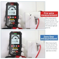 Habotest Multimeter Digital Layar Besar Ultra-Tipis HT125A/B Otomatis Penuh Auto-Ranging Presisi Tinggi untuk Penggunaan Profesional