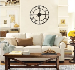 Outdoor Roman Number Metal <strong>Garden</strong> <strong>Large</strong> Wall <strong>Clock</strong> - Product Image 6