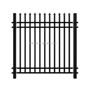 Clôtures en fer forgé sur mesure de haute qualité, clôtures décoratives en acier galvanisé, adaptées aux jardins - Product Image 6