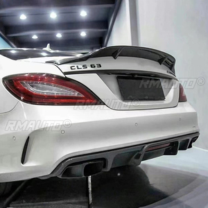 สปอยเลอร์หลังคาร์บอนไฟเบอร์ทรง R สำหรับ Mercedes-Benz CLS W218 รุ่น CLS350 CLS500 ปี 2011-2015 - Product Image 6
