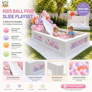 <span class=keywords><strong>Piscina</strong></span> <span class=keywords><strong>de</strong></span> <span class=keywords><strong>Bolas</strong></span> Transparente Rectangular <span class=keywords><strong>de</strong></span> 8*10 con Tobogán para Niños, <span class=keywords><strong>de</strong></span> Colores Personalizados, para Juegos en Interiores y Exteriores, Equipo <span class=keywords><strong>de</strong></span> Juego Suave - Product Image 6