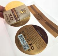 Etiquetas impresas autoadhesivas personalizadas para vino, vino tinto, Tequila, whisky, vodka, brandy, botellas de uso industrial para cerveza, jugo, café
