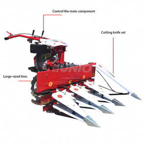 Minicultivadora de Alta Eficiencia con Cabezal Rotatorio de Alta Calidad <span class=keywords><strong>UNIO</strong></span>, Cosechadora Combinada para Zanahorias, Hojas de Té, Cacahuetes, Granos, Arroz y Maíz - Product Image 2