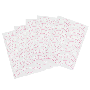 Pegatinas de papel ovaladas de 5 puntos para mapeo de pestañas, almohadillas de posicionamiento para práctica de extensión de pestañas injertadas - Product Image 1