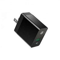 Garantie 24 mois, chargeur rapide 18W le plus vendu, charge rapide 3.0, port USB, chargeur pour Galaxy S8/S7/S6/Edge/Plus et plus encore