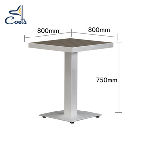 Ensembles de tables et chaises d'extérieur en aluminium pour restaurant Coets Garden Terrace, table de terrasse pour restaurant - Product Image 4