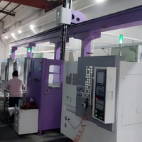 Centre d'usinage CNC clé en main avec convoyeur de chargement et de déchargement, équipement de tournage et de fraisage CNC entièrement automatique
