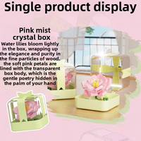 Nuevo Set Educativo de Bloques de Construcción de Plástico DIY para Niños, 40 Piezas, Ramas de Flores Individuales, Modelo de Ramo Decorativo