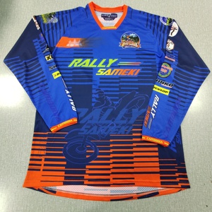 Jersey de Motociclismo Personalizado, Impermeable, 180g, Unisex, Manga Larga, <span class=keywords><strong>para</strong></span> Adultos, Motocross MX Todoterreno, Transpirable, de Secado Rápido - Product Image 4