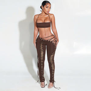 77149 Trendy 2025 Stylish Boutique Ensemble de pantalons deux pièces pour femmes - Product Image 3