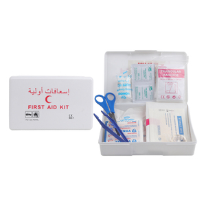Suministros médicos de plástico de emergencia para 5 personas Caja de primeros auxilios Mini Supervivencia Caja de primeros auxilios para exteriores en el vehículo Oficina en el hogar - Product Image 3