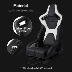 JIABEIR 1095 Universal Driver Car Leather regolabile Sport Simulator manifattura all'ingrosso Memory Soft Foam Sim <span class=keywords><strong>Racing</strong></span> Seat - Product Image 5