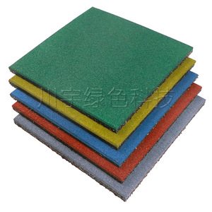 Chất lượng cao 15mm/20mm/25mm/30mm sân chơi phòng tập thể dục cao su sàn thảm gạch - Product Image 5