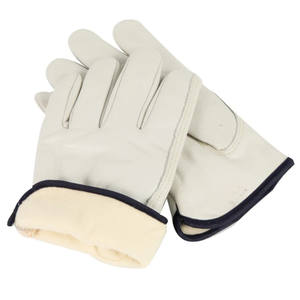 Totalmente vaca/de cabra/de cuero de piel de oveja de <span class=keywords><strong>Thinsulate</strong></span> forrado/sin forro conductor invierno guante de trabajo - Product Image 4