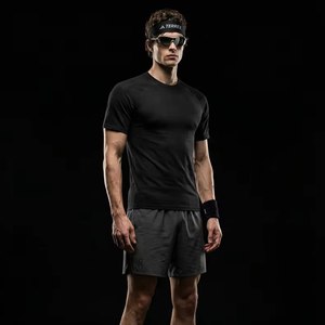 T-<span class=keywords><strong>shirt</strong></span> de sport pour homme Tai <span class=keywords><strong>Le</strong></span> Star Sports 3M Solid Sporty à séchage rapide, sans couture, respirant, en nylon, manches courtes, printemps-été - Product Image 1