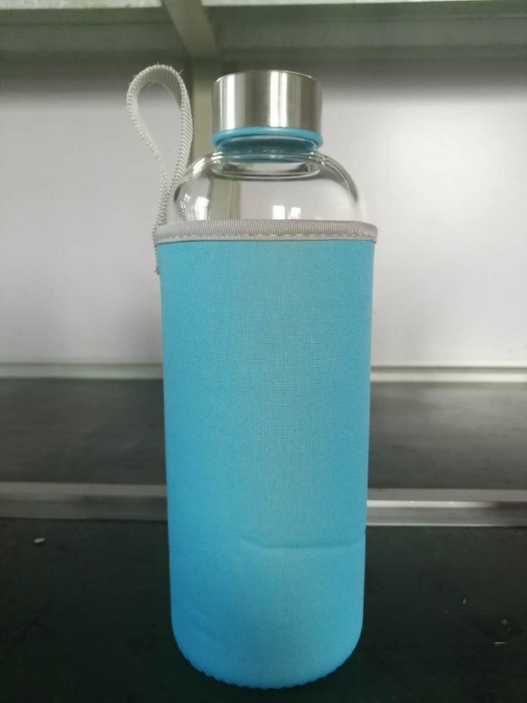 750ML Borosilicate glass sports drinking water bottle