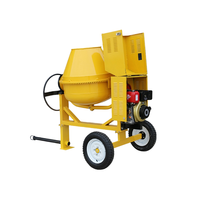 Bétonnière à essence 400L, moteur 4KW marque Yazhong, 6M/H, portable, capacité de récupération 350L, 5 ans de garantie, entretien réduit