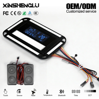 Interrupteur intelligent pour miroir tactile avec variateur de luminosité, contrôle de la température et de la durée, capteur de proximité capacitif 12V DC, ignifuge, prise EU/US/UK, certifié CE, OEM/ODM