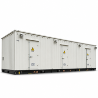 Poste de transformateur préfabriqué de type boîtier métallique industriel extérieur 66KV/110KV, équipement de distribution d'énergie IP53