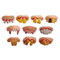 2025 dents de lapin Corgi Vampire Zombie dents drôle fausses dents poisson d'avril personne entière jouet