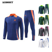 Setelan Olahraga Sepak Bola Kustom - Spandex/Polyester Ringan Pengatur Suhu Cepat Kering Perlindungan UV Potongan Atletik Ritsleting Penuh