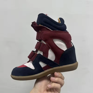 Chaussures montantes en cuir véritable, bottes de neige à plateforme de haute qualité, rehaussantes, chaudes pour l'extérieur, chaussures décontractées pour hommes et femmes - Product Image 4