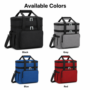 <span class=keywords><strong>Bolsa</strong></span> Térmica para Almuerzo con Logotipo Personalizado, Impermeable, Aislada, <span class=keywords><strong>de</strong></span> Doble Capa, para el Trabajo, la Escuela, Picnic, Campamento - Product Image 6