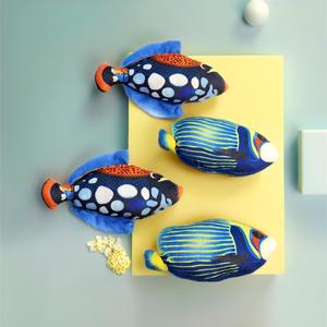 Renkli peluş balık Catnip takılı kedi ısırma oyuncaklar alay kedi balık oyuncak - Product Image 2