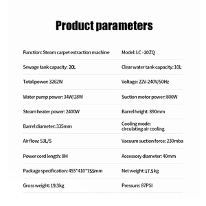 Máy Giặt Sofa Hơi Nước Nhiệt Độ Cao Máy Giặt Chiết Thảm - Product Image 3