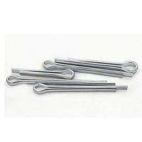 Galvanized Steel Cotter Pin Split Pin Zinc Plated Locking Fastener for Automotive Shaft Assembly ISO9001 Certified