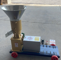 Machine à granulés d'aliments pour animaux de ferme, modèle 210, 200 kg/h, granulateur pour bovins et ovins, vente en gros pour les fermes