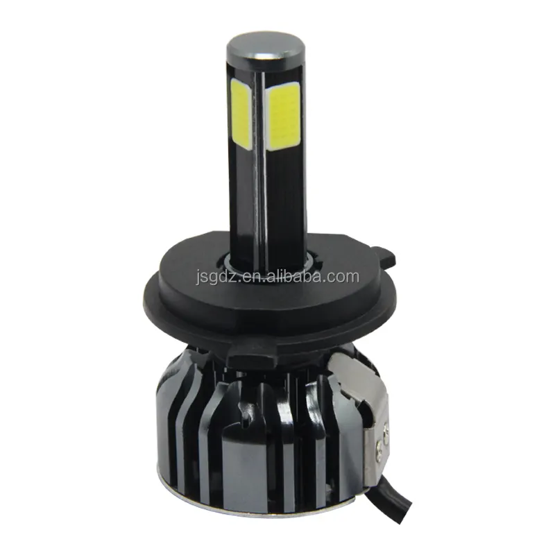 2021 New arrival 360 degree rotate 4 sides Auto Lamp H4 high low beam led headlight bulbs
