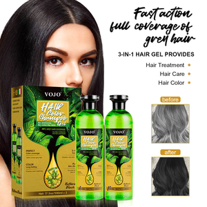 <span class=keywords><strong>VOJO</strong></span> - Gel de Coloración Capilar 3 en 1 sin Contacto, Champú en Gel de Coloración Capilar de Larga Duración con Aceite de Argán, 500 ml * 2, Certificación MSDS - Product Image 3