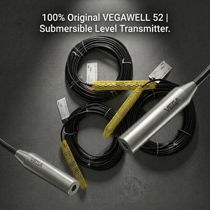 Capteur de niveau hydrostatique submersible VEGAWELL 52 100 % original, cellule céramique, précision 0,1 %, 4-20 mA pour puits profonds - Product Image 1
