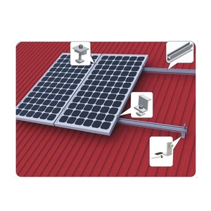 Hợp kim nhôm đóng khung năng lượng mặt trời gắn khung năng lượng mặt trời PV mô-đun Bảng điều khiển cấu trúc mặt đất cho mái nhà - Product Image 3