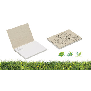 Bloc-notes en papier d'herbe Jean Hanty 100% organique, écologique, biodégradable - Product Image 1